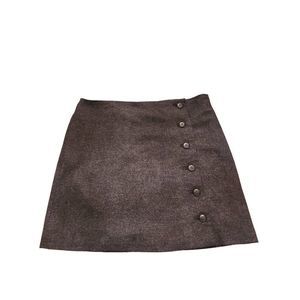 Banana Republic Dark Gray Mini Skirt
